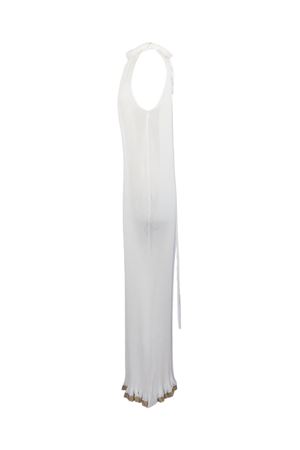 Abito lungo in maglia a coste bianco ALBERTA FERRETTI | A048901032002